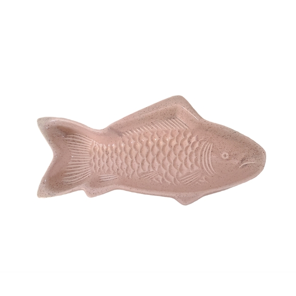 Vintage California West Coast Pottery Fish Relish Dish - Picture 3 of 4